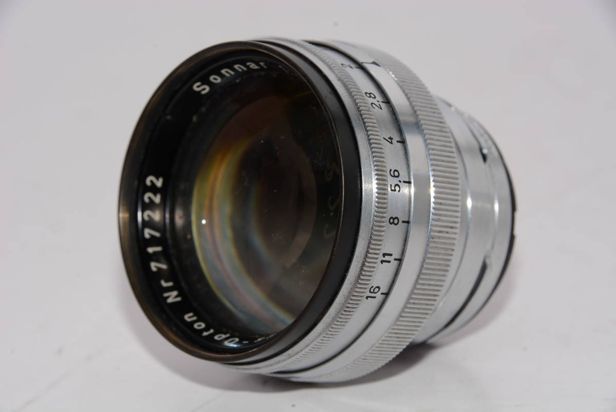 驚きの値段で】 【外観特上級】Zeiss-Opton T #t6108-2 F1.5 50mm