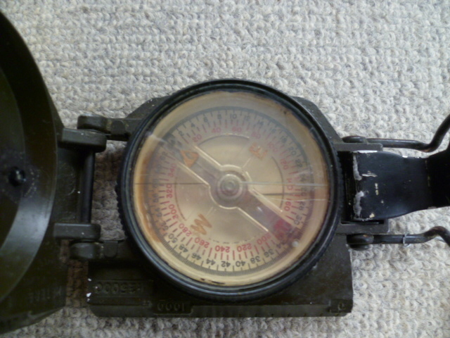  Len The tik compass 1964 год 12 месяц производства Вьетнам битва ...US Army подлинный товар 