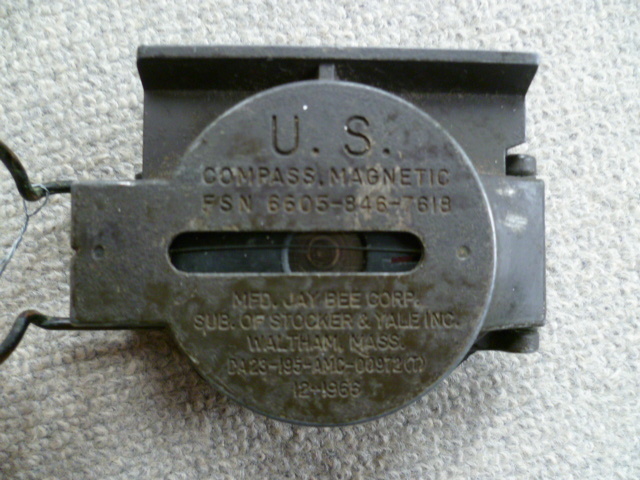  Len The tik compass 1964 год 12 месяц производства Вьетнам битва ...US Army подлинный товар 