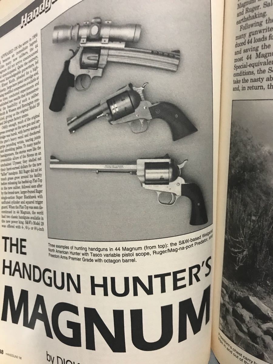 同梱取置 歓迎 古洋書「HANDGUNS '98」銃鉄砲ピストル火薬武器 同梱取置 歓迎 古洋書「HANDGUNS '98」銃鉄砲ピストル火薬武器