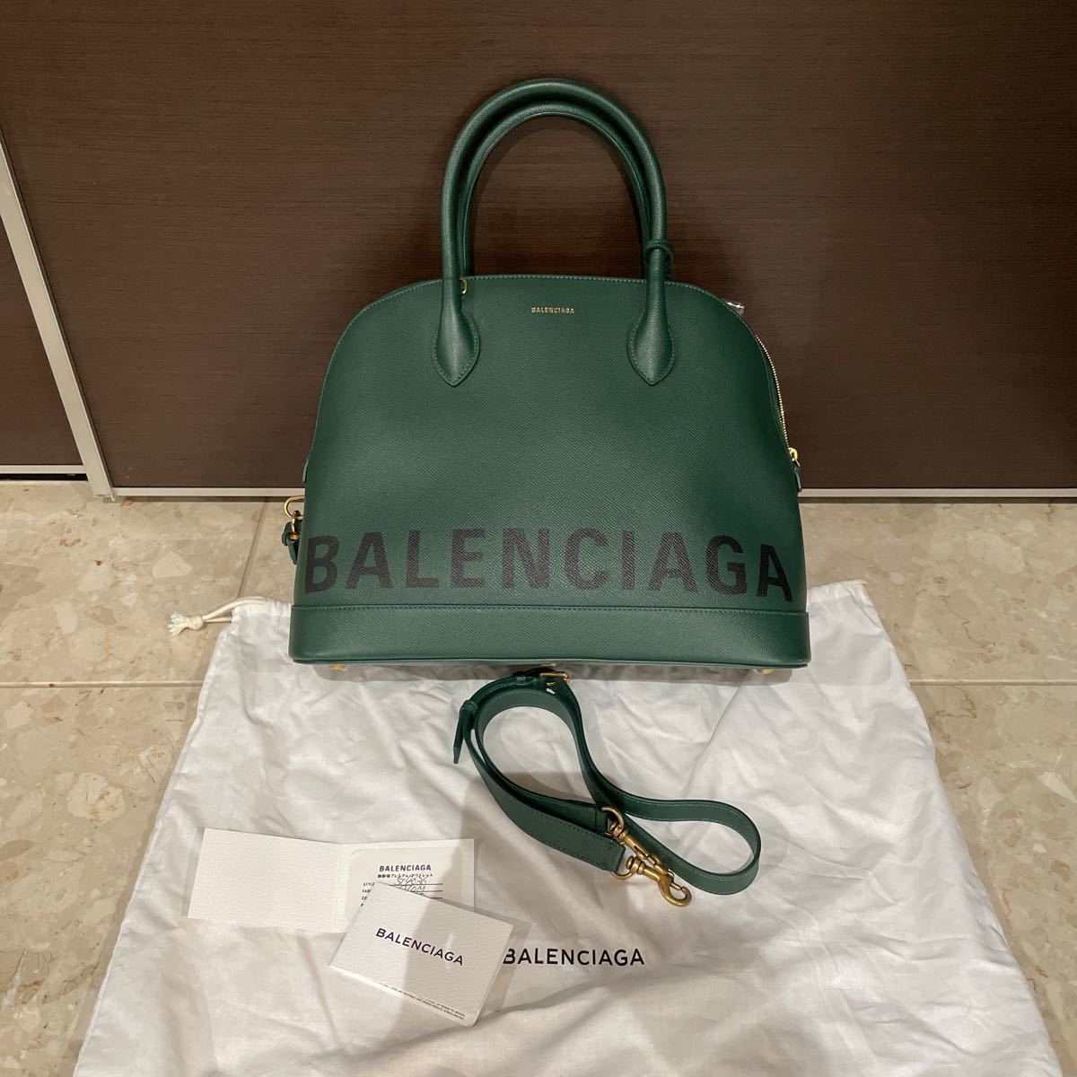  Balenciaga 2way сумка зеленый внутренний стандартный товар распродажа самая низкая цена конечная цена!!