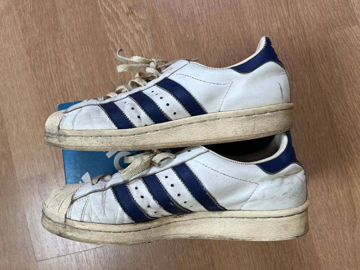 大人気 adidas アディダス スーパースター フランス製 80年代 最終