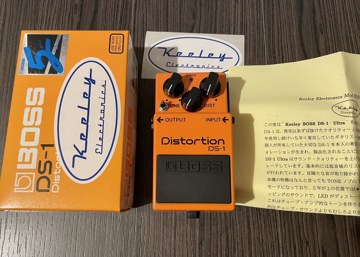 Keeley Electronics Mod BOSS DS-1 'Ultra' 新品未使用品 スティーヴ