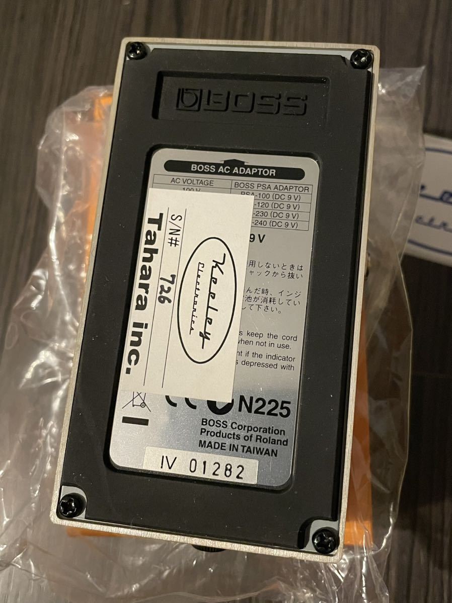 Keeley Electronics Mod BOSS DS-1 'Ultra' 新品未使用品スティーヴ