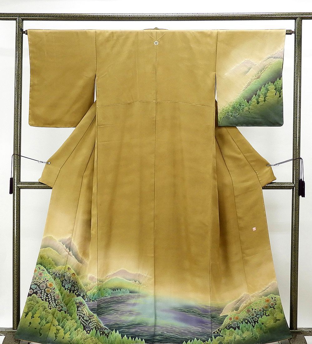 人気提案 訪問着 未着用美品 正絹 絞り辻が花風景模様 身丈159cm 裄丈64.5cm 訪問着 未使用 新古品 着物 b0614 仕立て上がり 人気提案 訪問着 未着用美品 正絹 絞り辻が花風景模様 身丈159cm 裄丈64.5cm 訪問着 未使用 新古品 着物 b0614 仕立て上がり