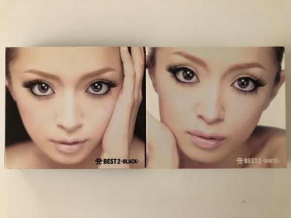 B18860　中古CD　A BEST2-BLACK- + A BEST2-WHITE-　浜崎あゆみ　(CD+2DVD)×2　2点セット_画像1