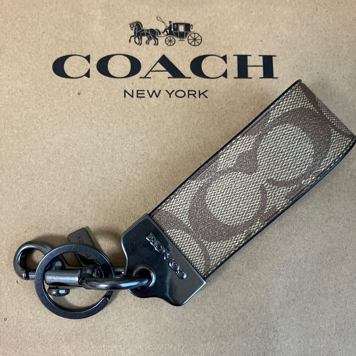 新品 COACH コーチ　キーリング キーホルダー