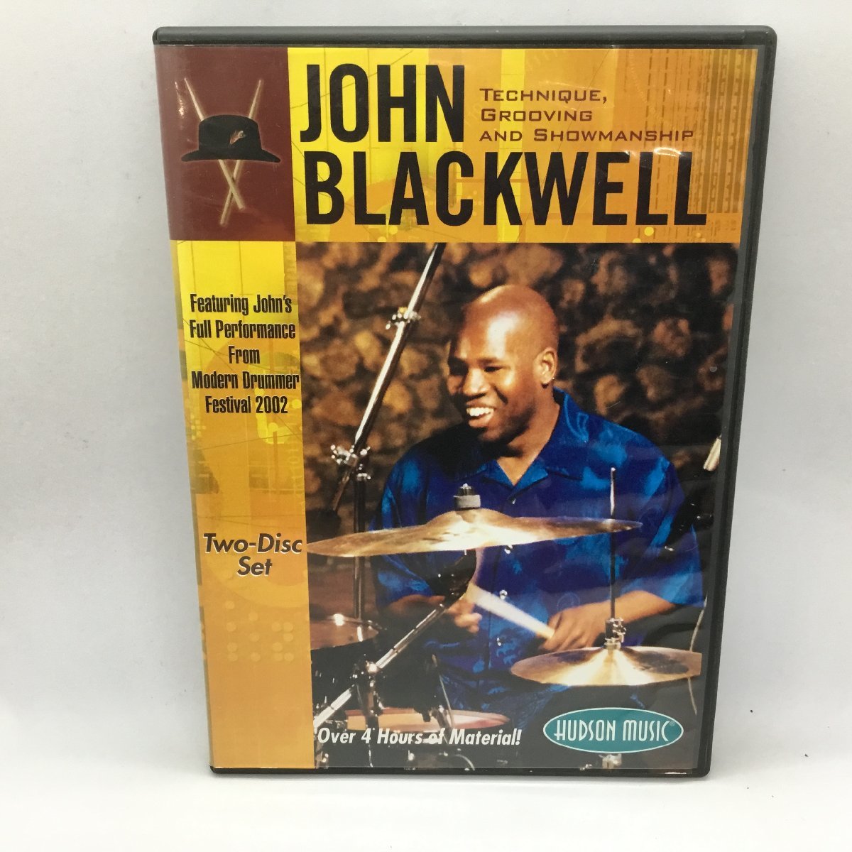 JOHN BLACKWELL / TECHNIQUE, GROOVING AND SHOWMANSHIP ▲2DVD HDDVD JB21　ジョン・ブラックウェル_画像1