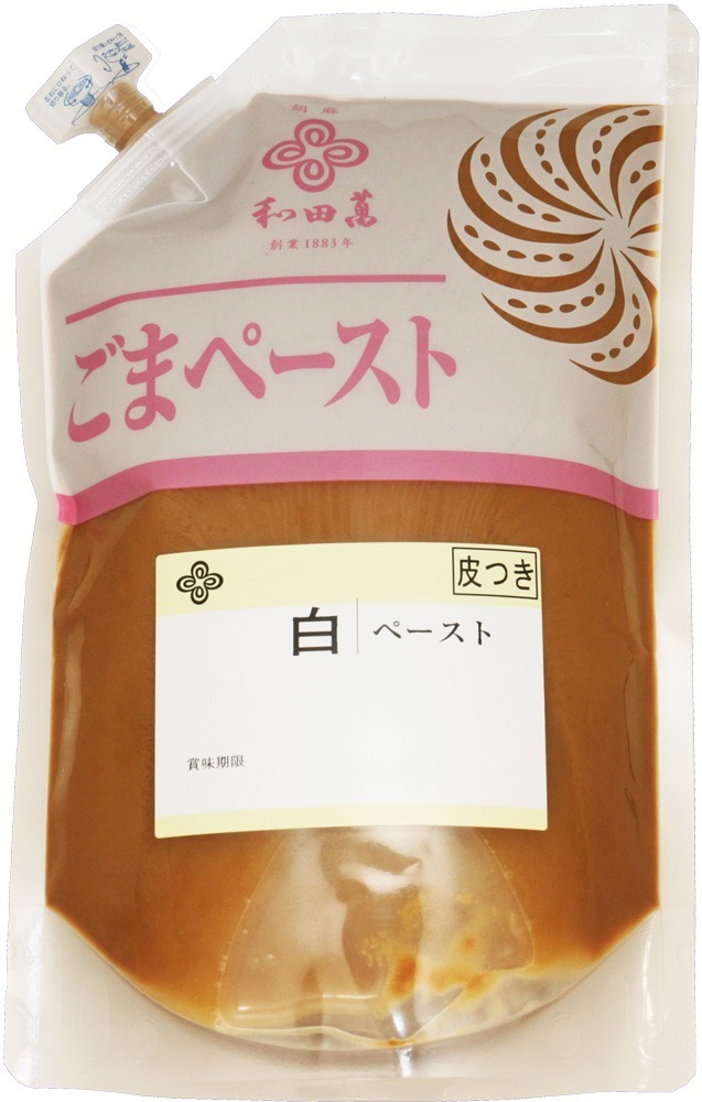 白ごまペースト 1ｋｇ×10袋 皮つき 胡麻屋の底力 練り胡麻 無糖 無添加 業務用 和田萬 国内加工 製菓材料 練りごま 白胡麻 ペースト_画像7