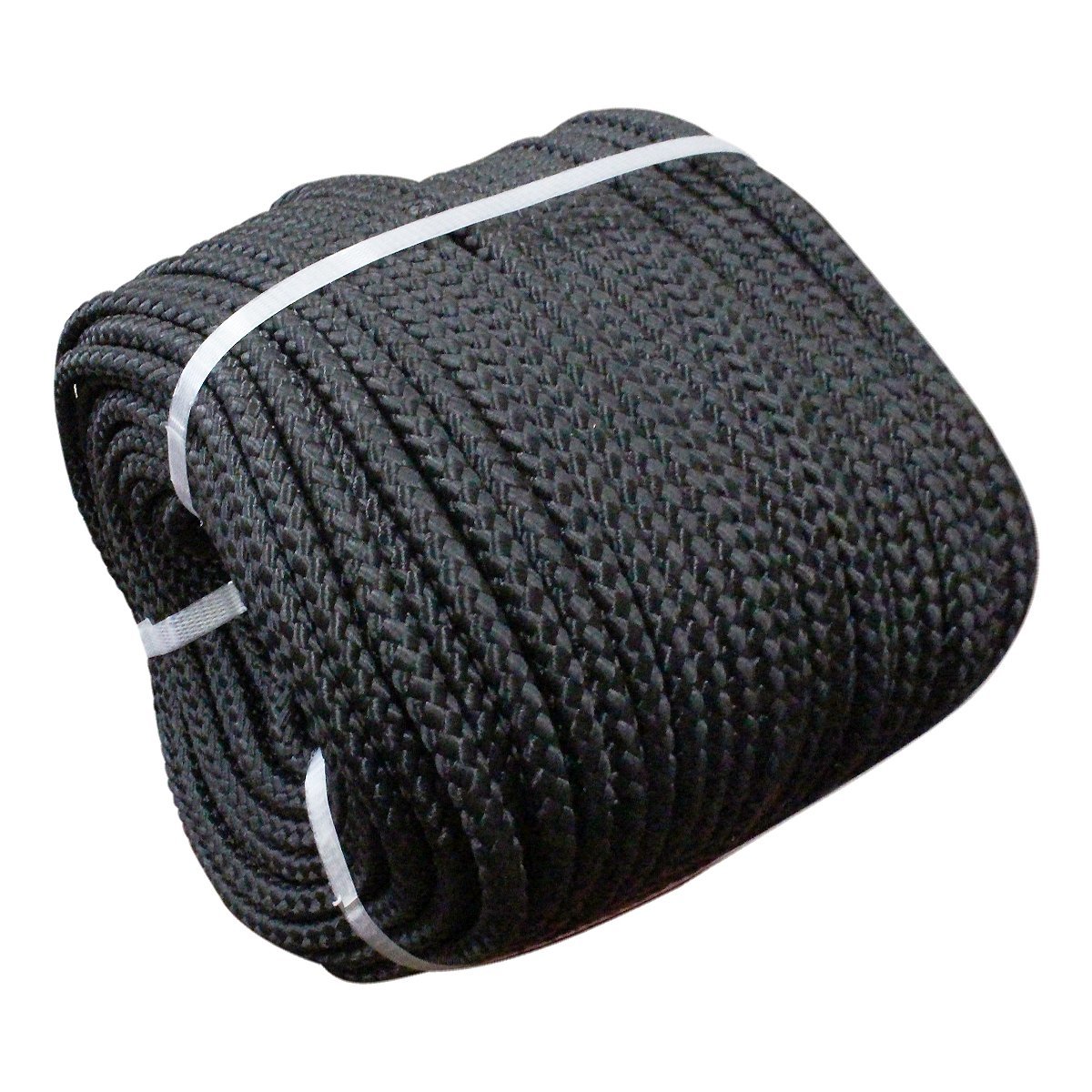 【超特価sale開催】 係留ロープ フェンダーロープ 係船ロープ 船 マリンロープ 黒/ブラック 10mm×100m(アイ加工無し)ダブルブレイド8打 外装品 【超特価sale開催】 係留ロープ フェンダーロープ 係船ロープ 船 マリンロープ 黒/ブラック 10mm×100m(アイ加工無し)ダブルブレイド8打 外装品