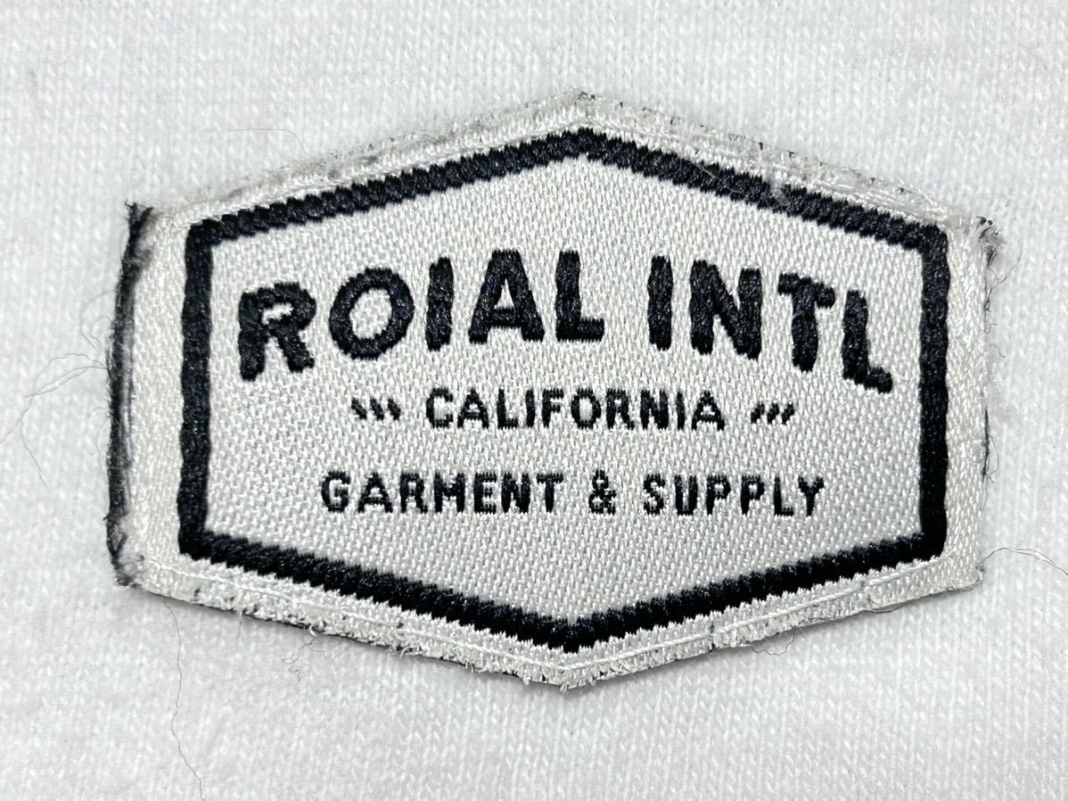 ロイアル カリフォルニア ビッグロゴ デカロゴ 長袖Tシャツ ロンT サーフ　　入手困難 ロイヤル ROIAL CALIFORNIA クルーネック 玉8022_画像4