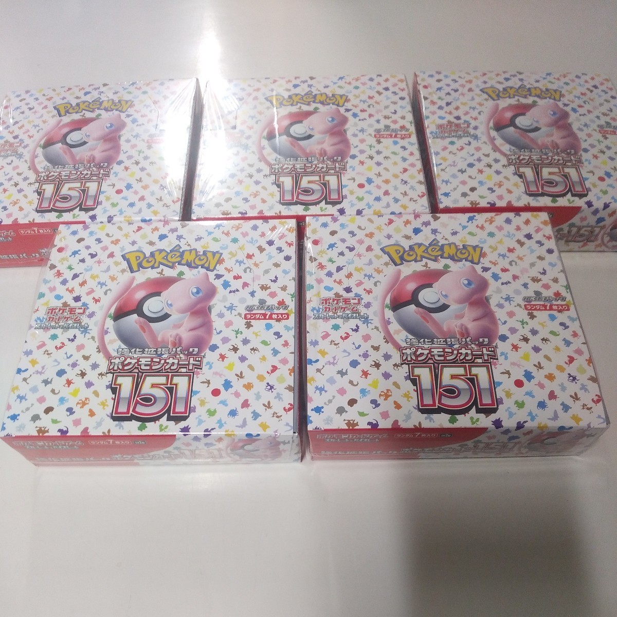 151 box シュリンク付き 5box ポケモンカード-