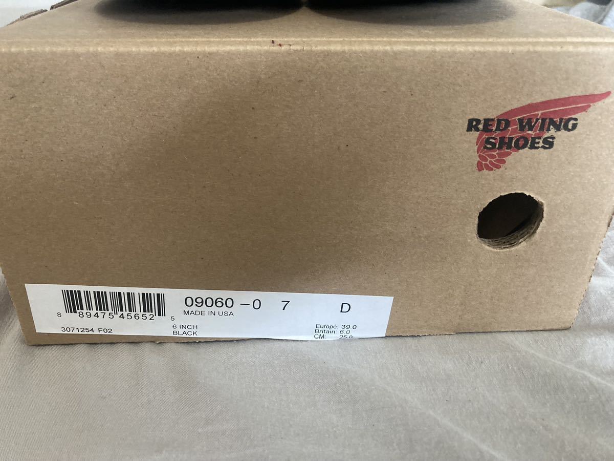 廃盤　RED WING 9060 Beckman Boot FLAT BOX US7D 25cm レッドウィング ベックマンブーツ フラットボックスブラッククロンダイク 茶芯_画像8