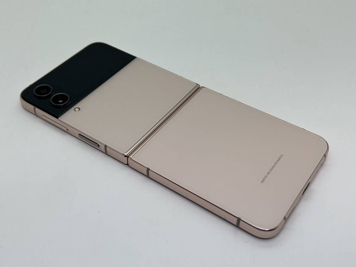 [3277] 美品 512GB Galaxy Z Flip4 5G ピンク SIMフリー android 人気ランキング 折畳み式 デュアルスクリーン 中古スマホ スピード発送_画像2
