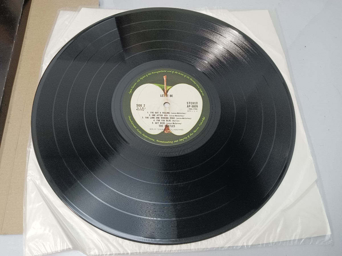 THE BEATLES ビートルズ LET IT BE レットイットビー LPレコード 写真