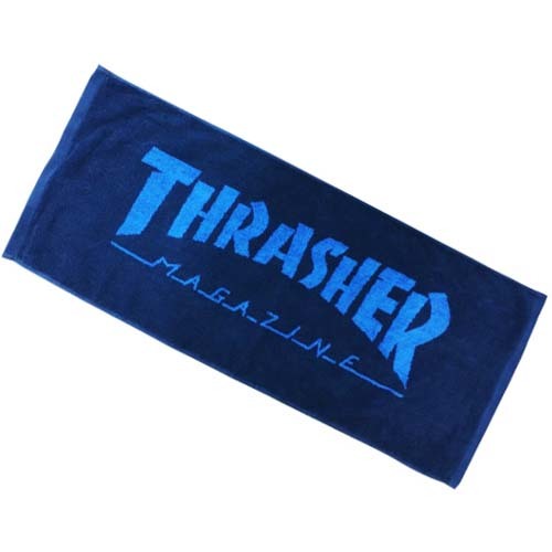 THRASHER　ロング・フェイスタオル　縦横80×34㎝_画像1