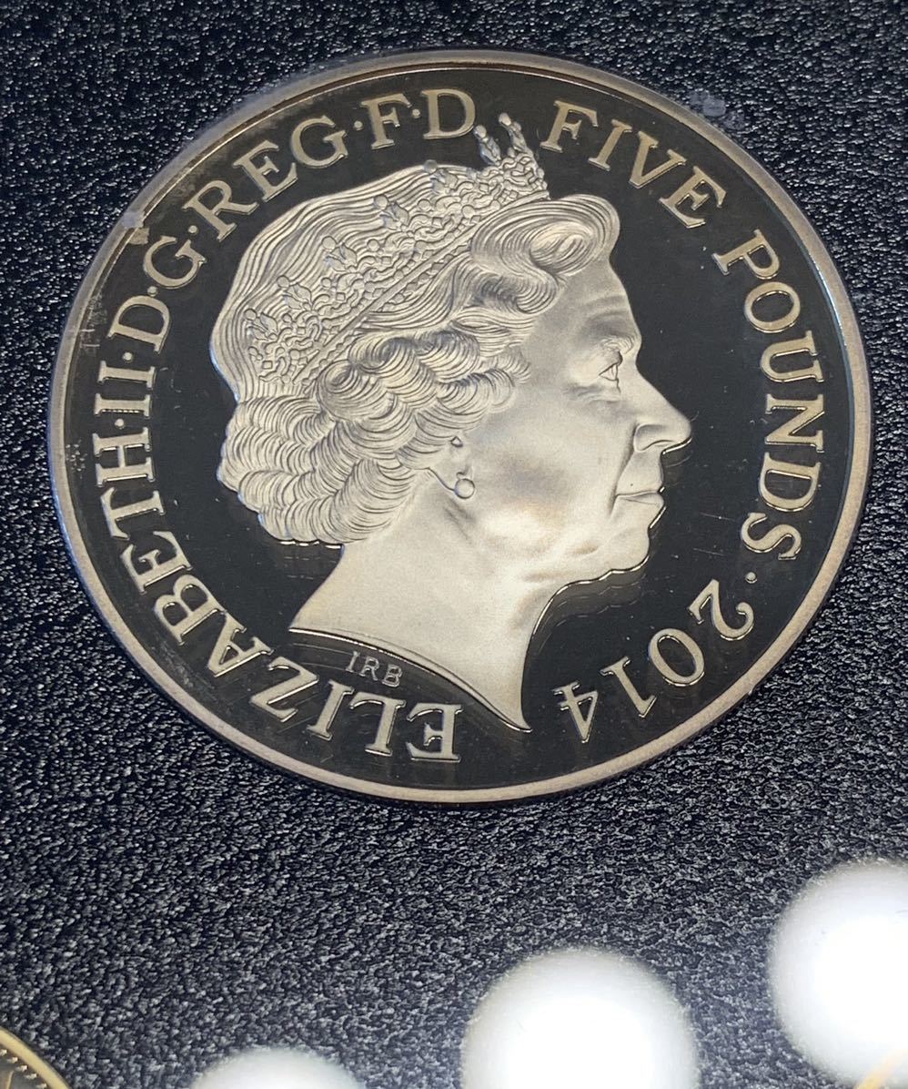 ●【新品】【未使用】2014 THE UNITED KINGDOM PROOF COIN SET COLLECT EDITION 、The Royal Mint、イギリスのプルーフコインセットの画像10