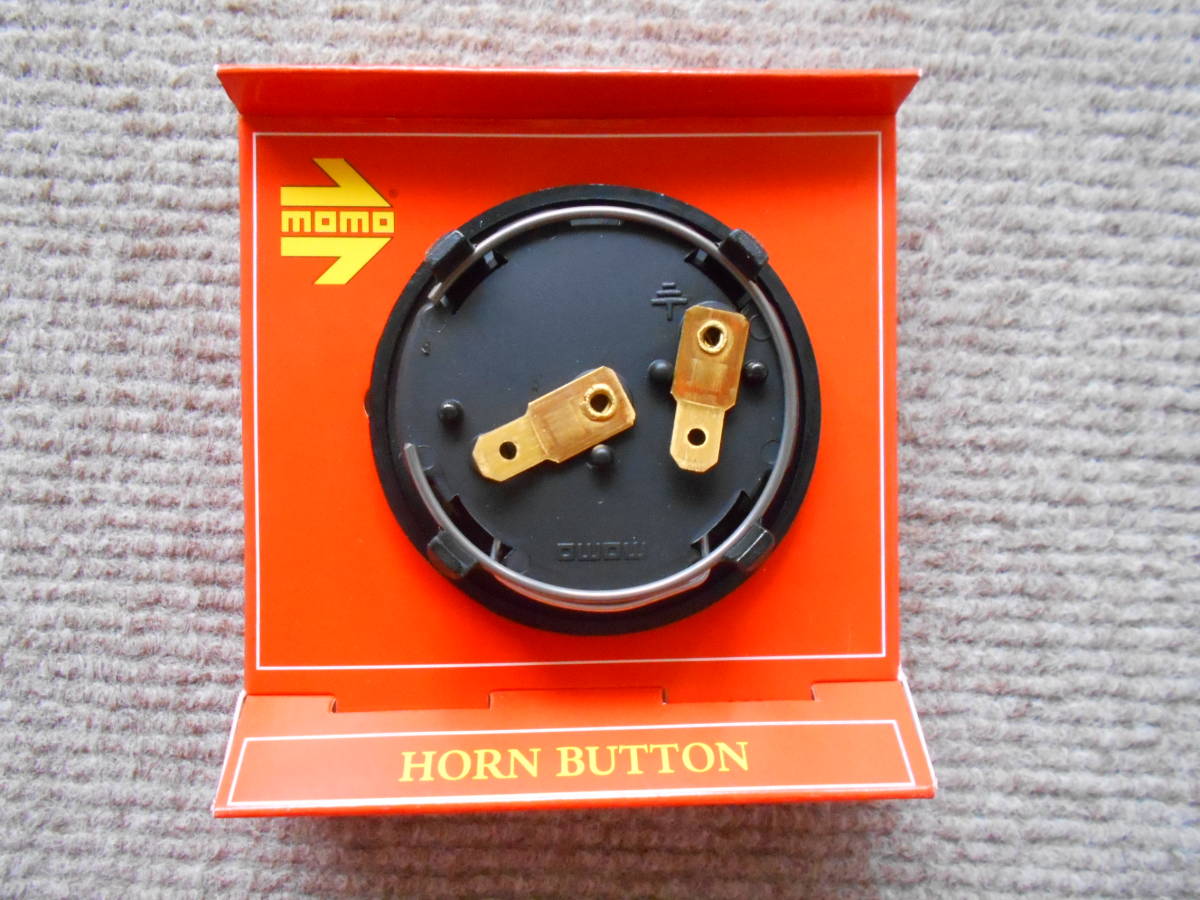  horn button Momo MOMO hard-to-find goods steering gear steering wheel light truck group car old car group hot-rodder storage goods ba person g outside fixed form 220 jpy 