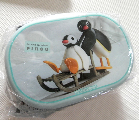  mistake do Pingu lunch box set bag pingu pin ga penguin k Ray anime rare . lunch box light blue lunch bag eko-bag unused 