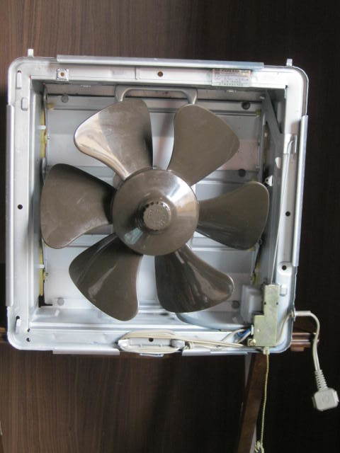 < Showa Retro super high class grill attaching [ National FY-25PFCD] exhaust fan rare .. for USED>