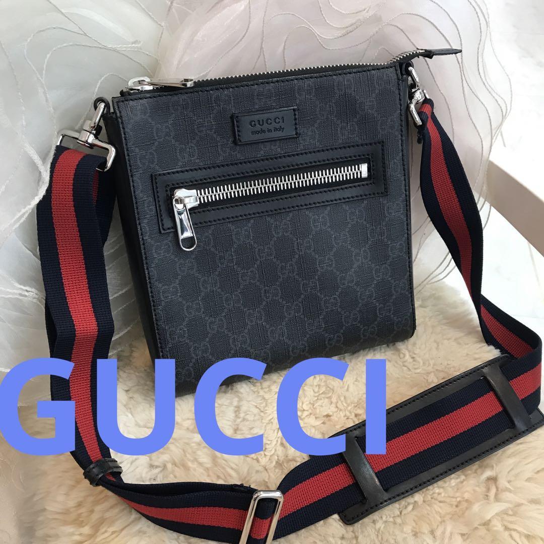 ☆美品☆GUCCI GGスプリーム　スモール　メッセンジャーバッグ　斜め掛け