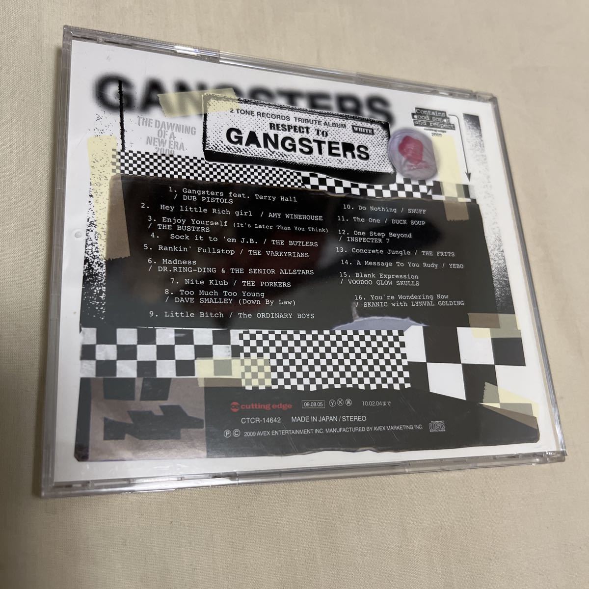 CD 2TONE RECORDS TRIBUTE ALBUM WHITE～RESPECT TO GANGSTERS～の画像2