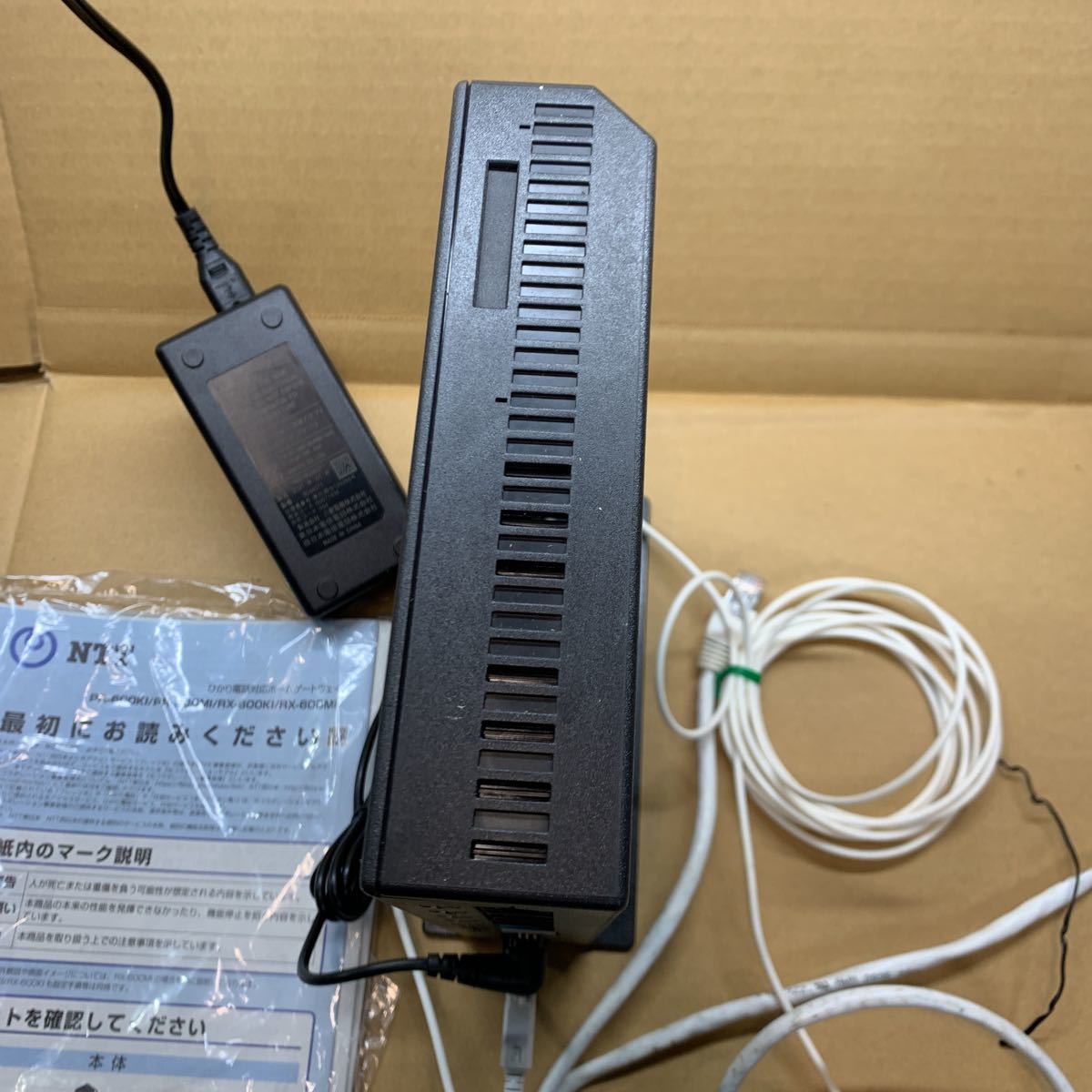 NTT西 RX-600MI ホームゲートウェイ ひかり電話ルータ 通電OK NTT西 RX-600MI ホームゲートウェイ ひかり電話ルータ 通電OK