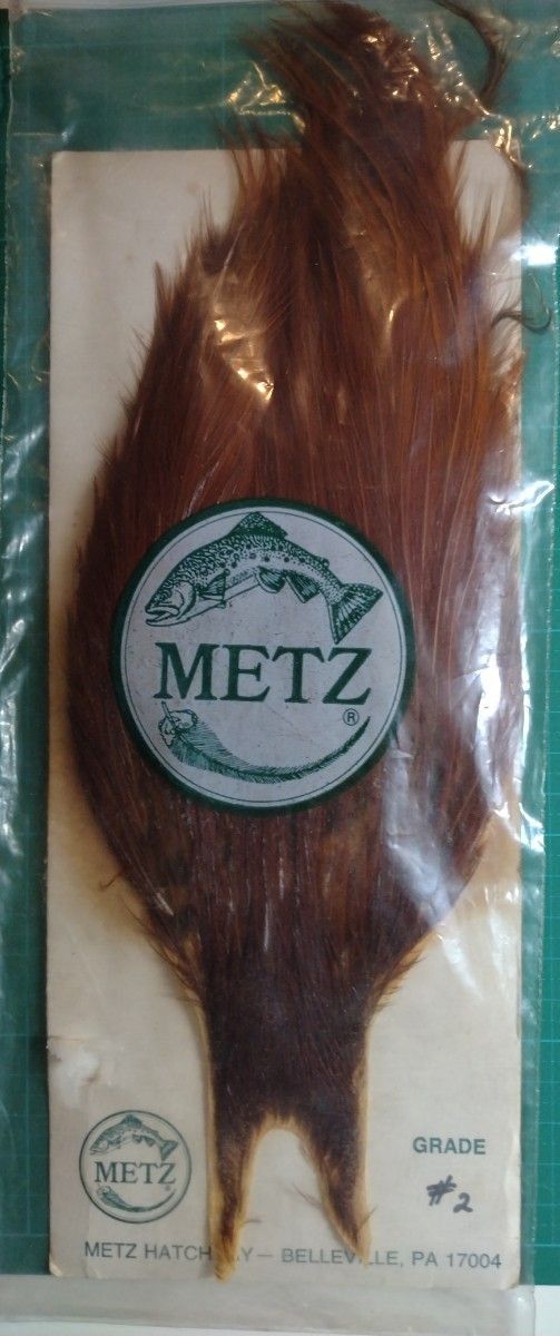 Metz 　ネックハックル　ブラウン　#2