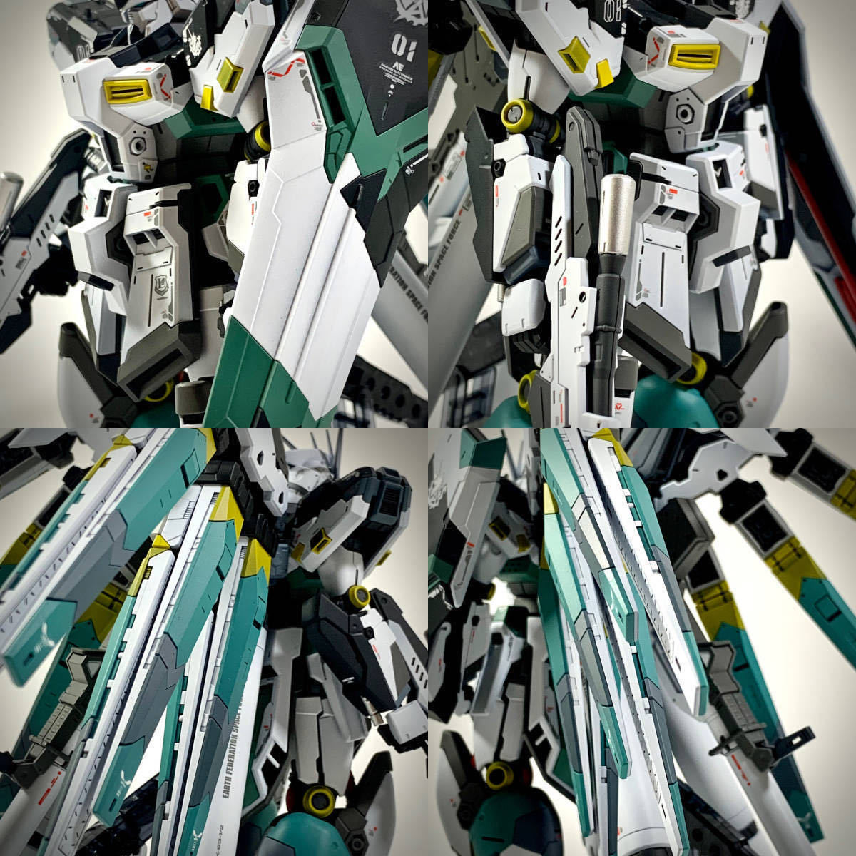 rg hi-νガンダム、ハイパーメガバズーカランチャー、フィンファンネル