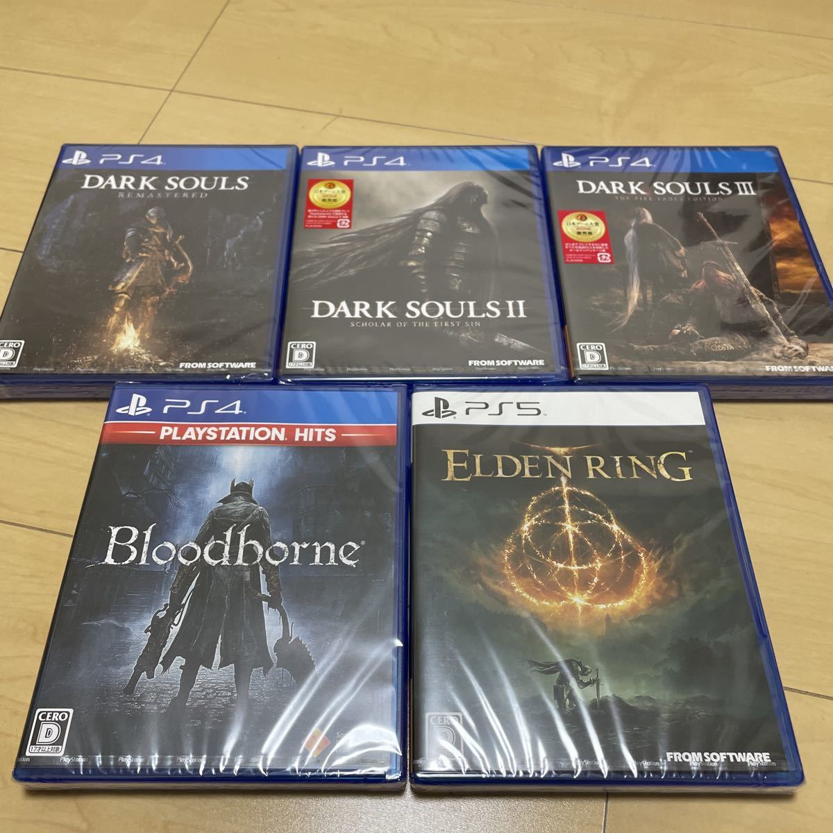 希少 黒入荷! PS4 PS5 ダークソウル3部作、ブラッドボーン、エルデンリング(PS5版) PS5ソフト 希少 黒入荷! PS4 PS5 ダークソウル3部作、ブラッドボーン、エルデンリング(PS5版) PS5ソフト