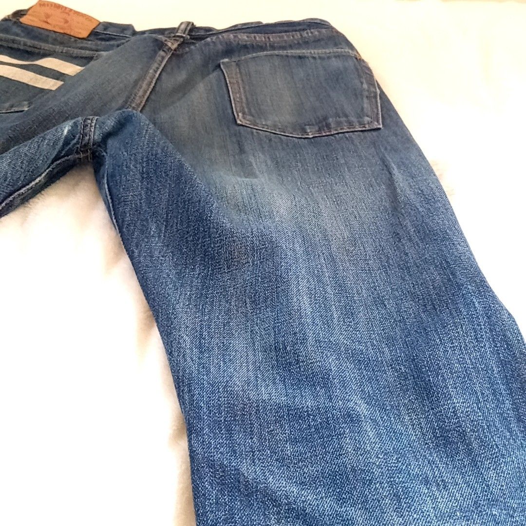 MOMOTARO 桃太郎ジーンズ 色落ち ピンク セルビッジ 岡山 w32 MOMOTARO 桃太郎ジーンズ 色落ち ピンク セルビッジ 岡山 w32