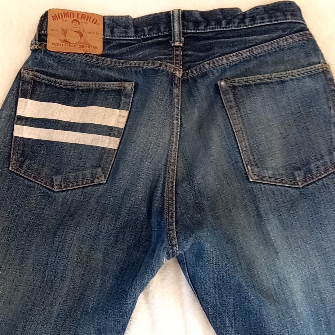 MOMOTARO 桃太郎ジーンズ 色落ち ピンク セルビッジ 岡山 w32 MOMOTARO 桃太郎ジーンズ 色落ち ピンク セルビッジ 岡山 w32