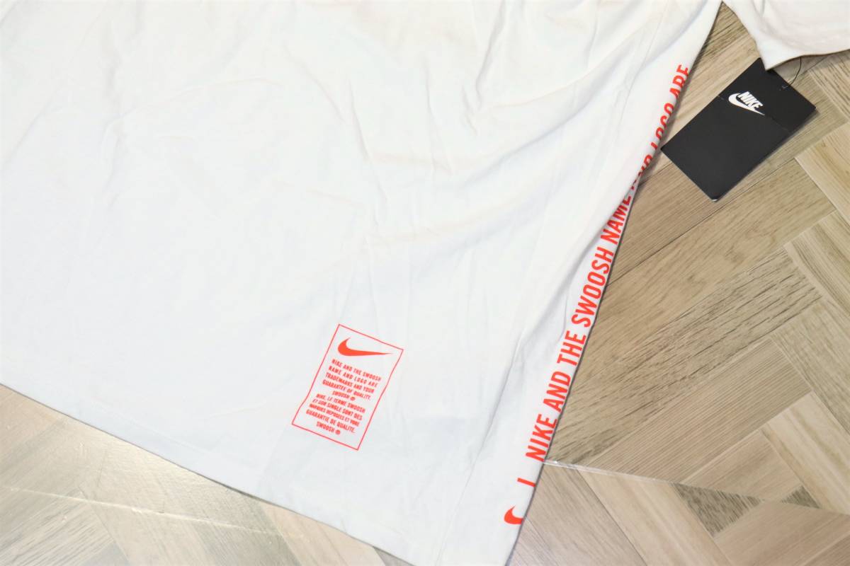 送料無料 即決【未使用】 NIKE ★ NSW TEE SS OB/MB (M/USサイズ) ★ ナイキ BV3061-100 BIG SWOOSH Tシャツ ビッグスウッシュ_画像5