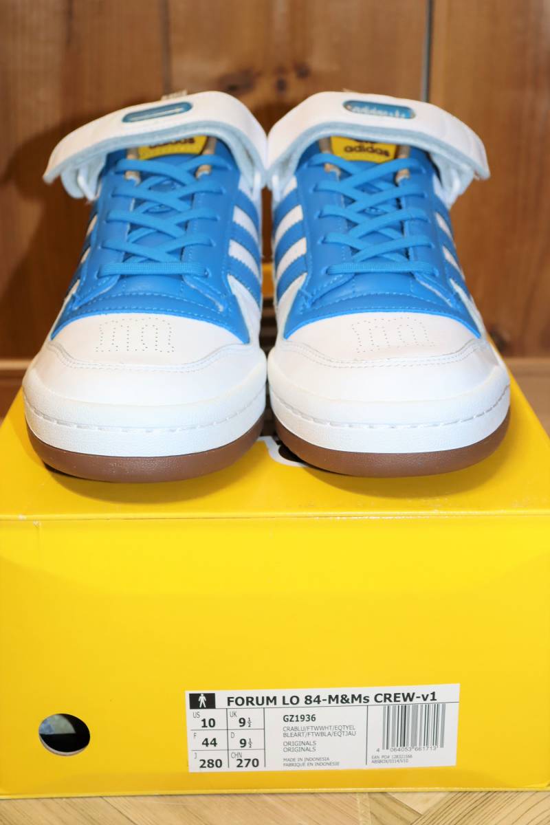 送料無料 即決【未使用】 adidas Originals ★ FORUM LO 84-M&Ms CREW-v1 (US10/28cm) ★ アディダス フォーラム コラボ 別注 GZ1936_画像10