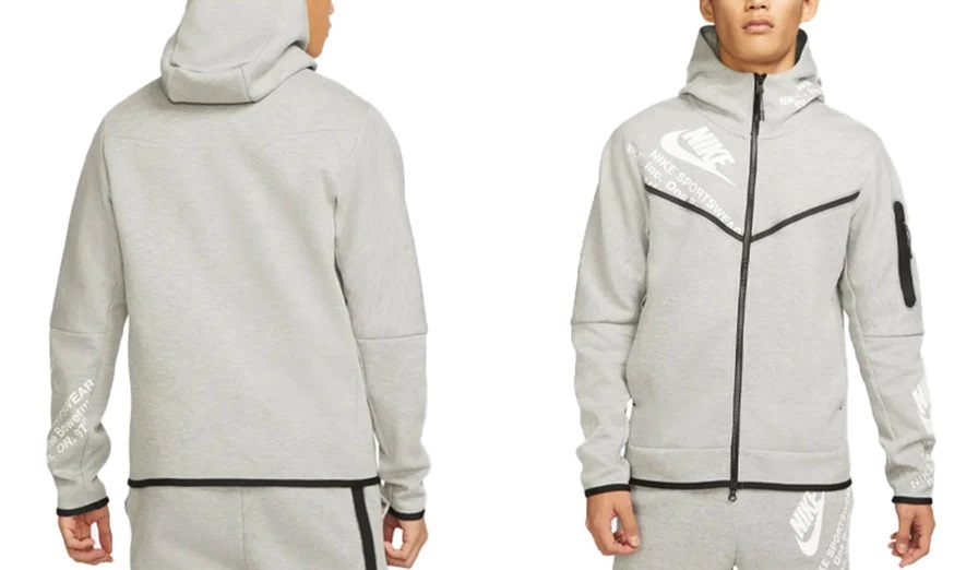 即決【未使用】 NIKE ★ NSW TECH FLEECE FULL ZIP L/S HOODIE (Sサイズ) ★ ナイキ テックフリース ジップパーカー DM6475 定価1万7600円_画像6