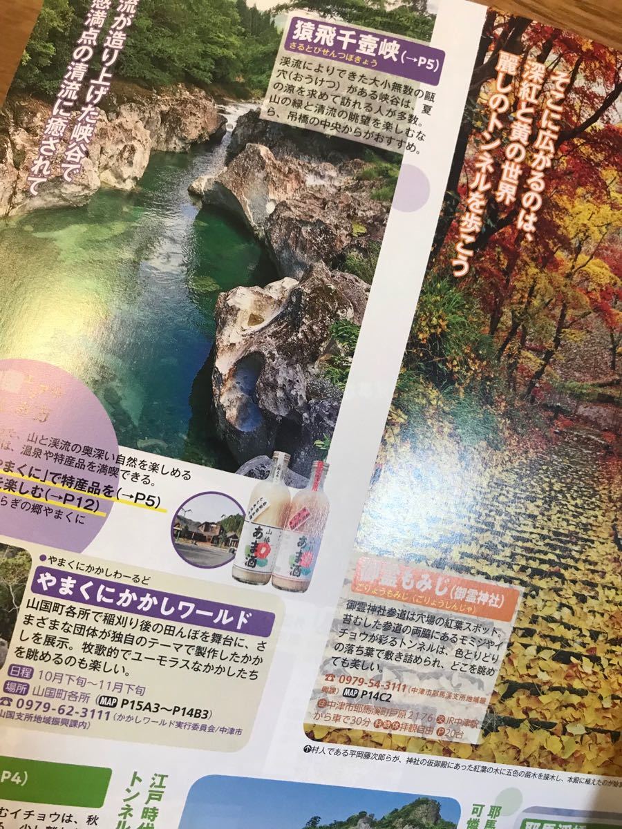 【新品】るるぶ 特別編集 中津 耶馬渓【非売品】景勝地からご当地グルメ 旅行 国内ガイド 大自然 城下町 日本遺産 九州 未読品 配布終了品_画像3