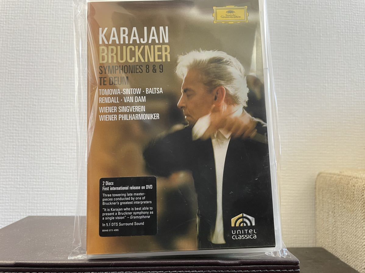 DVD ブルックナー　交響曲第8番,第9番、テ デゥム　カラヤン指揮　ウィーンフィルハーモニー　2DVD_画像1