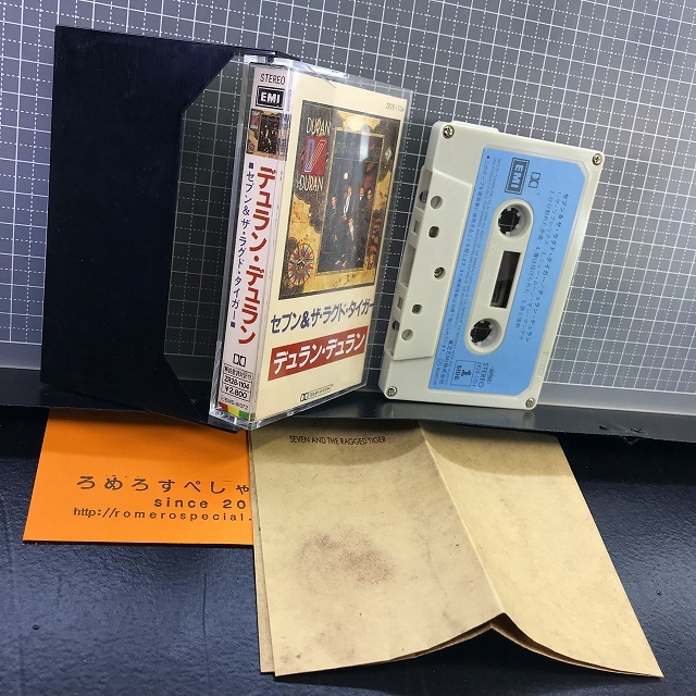 同梱OK●【国内盤カセットテープ♯602】デュランデュラン/Duran Duran『セブン・アンド・ザ・ラグド・タイガー』歌詞カード付/試聴確認済の画像1