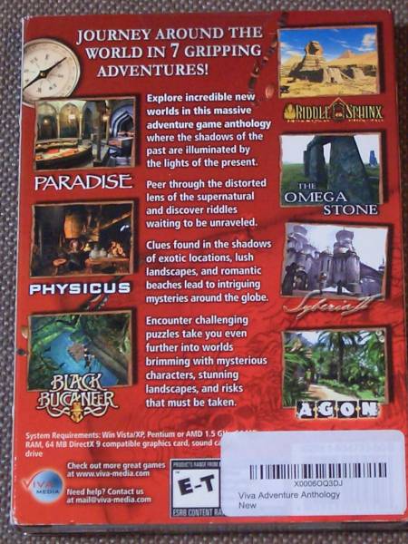 The Viva Adventure Anthology (Viva Media) PC DVD-ROM_画像2