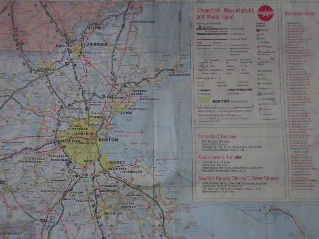 Massachusetts / Connecticut / Rhode Island Street Map (TIDEWATER) (MASSTIDE) - R.R. Donnelley & Sons Co. 1966