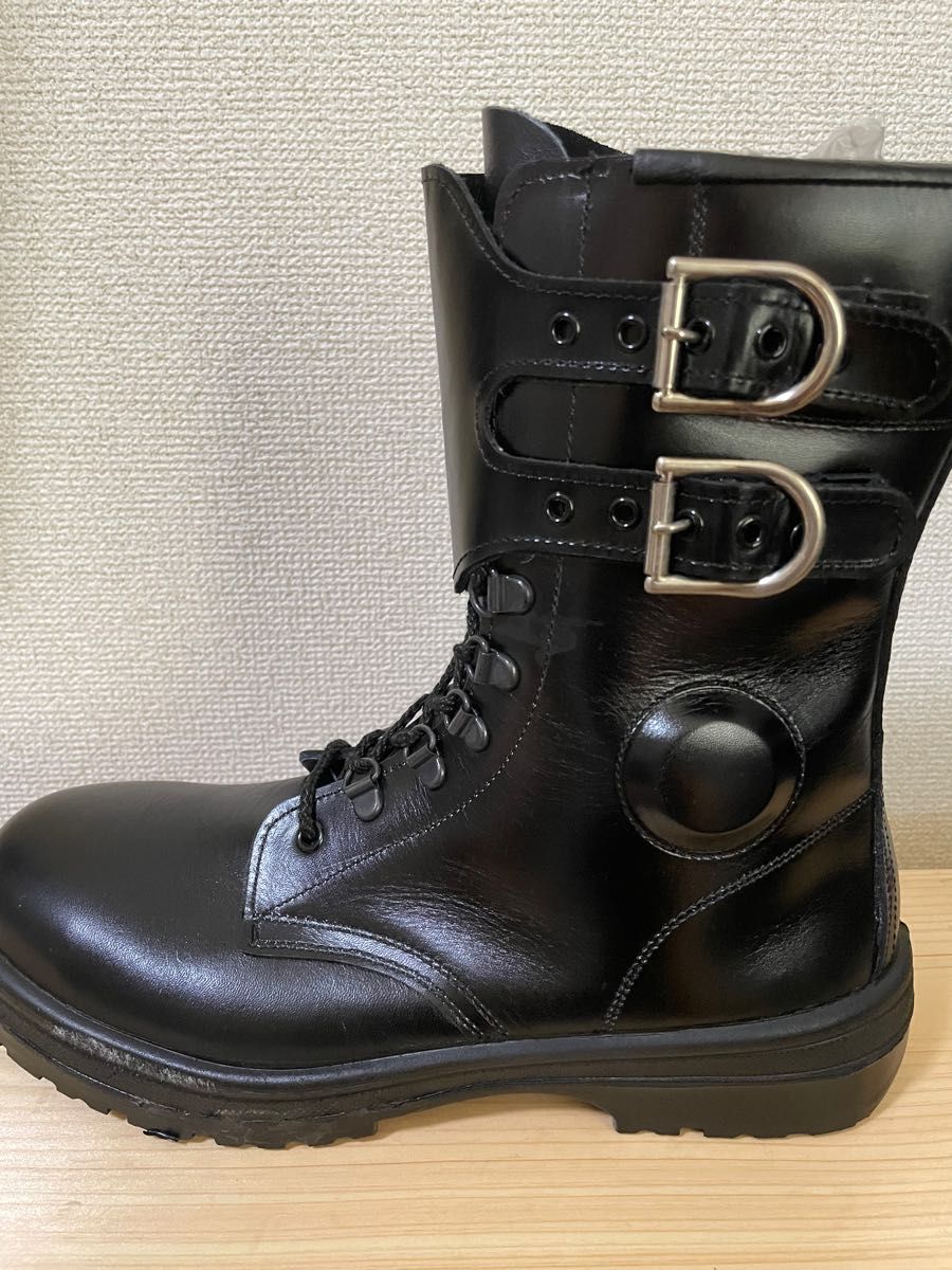 ミドリ安全 本革 警察 機動隊出動靴 安全靴 静電靴 未使用品 ミドリ安全 本革 警察 機動隊出動靴 安全靴 静電靴 未使用品