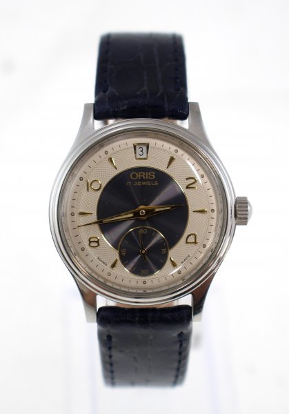 新規購入 ORIS 極美品 希少 ◇ / 140188 レディース ネイビー系 レザー