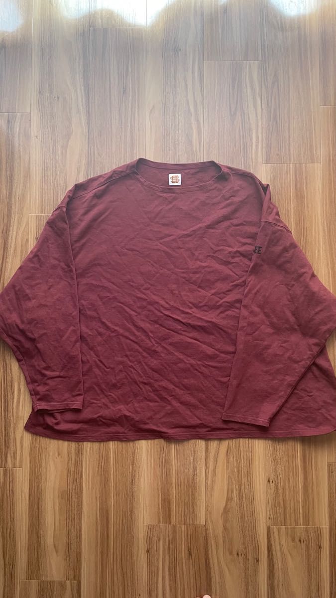 SEE SEE BOATNECK LS TEE BORDEAUX XLsize Urbanresearch SSZ|PayPay