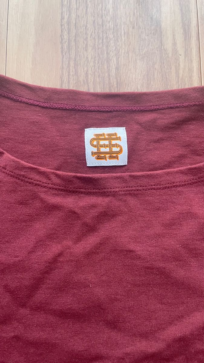 SEE SEE BOATNECK LS TEE BORDEAUX XLsize Urbanresearch SSZ|PayPay