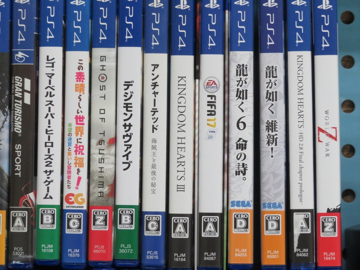 ジャンク品 PS4 ゲームソフト 計50本 セット 重複あり バイオ/SEKIRO