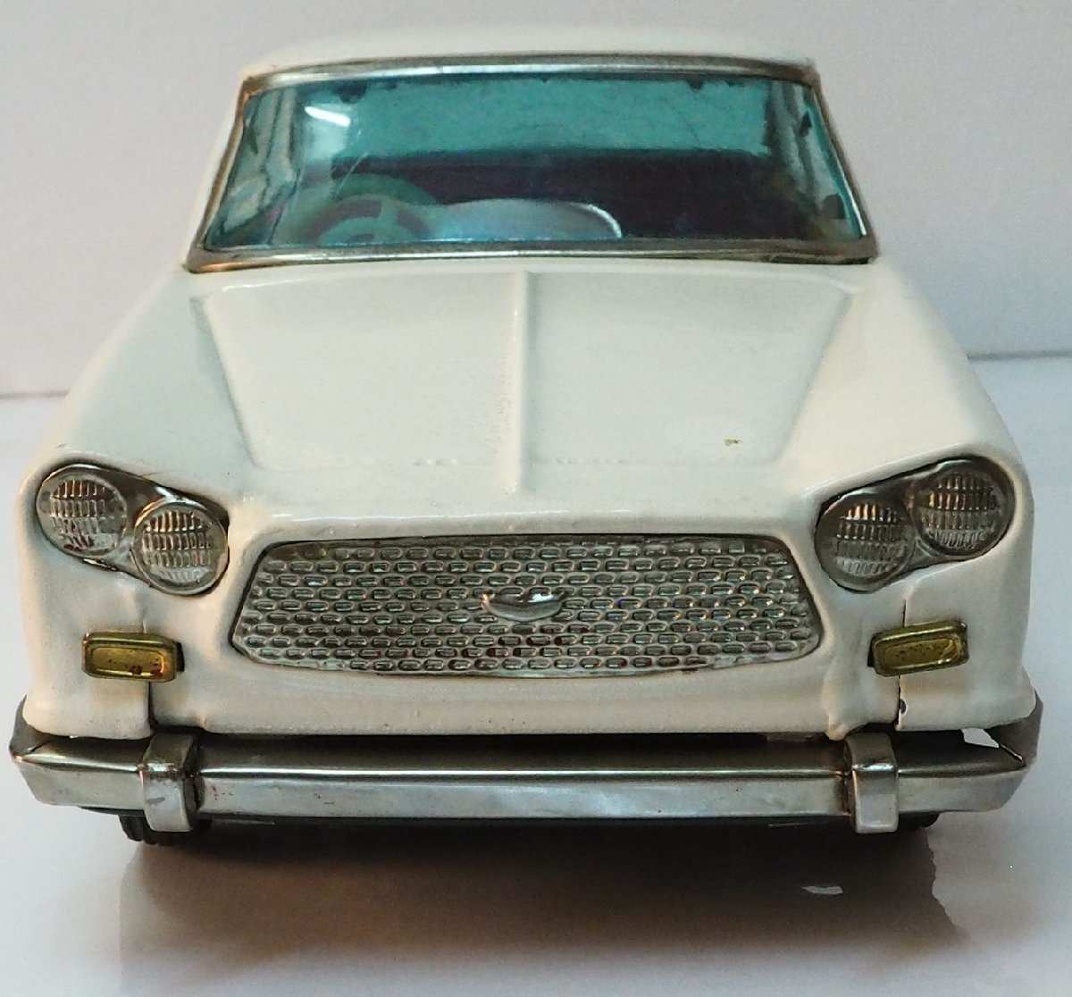 旭玩具【プリンス スカイライン スポーツPRINCE SKYLINE SPORT白リペイント】当時物ブリキ製ミニカー TIN TOY■ATCアサヒAsahi【箱無】0671_画像5