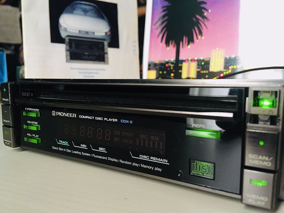 当時物 カロッツェリア CDX-2 CDプレーヤー PIONEER EXTRA CAR 当時物 カロッツェリア CDX-2 CDプレーヤー PIONEER EXTRA CAR