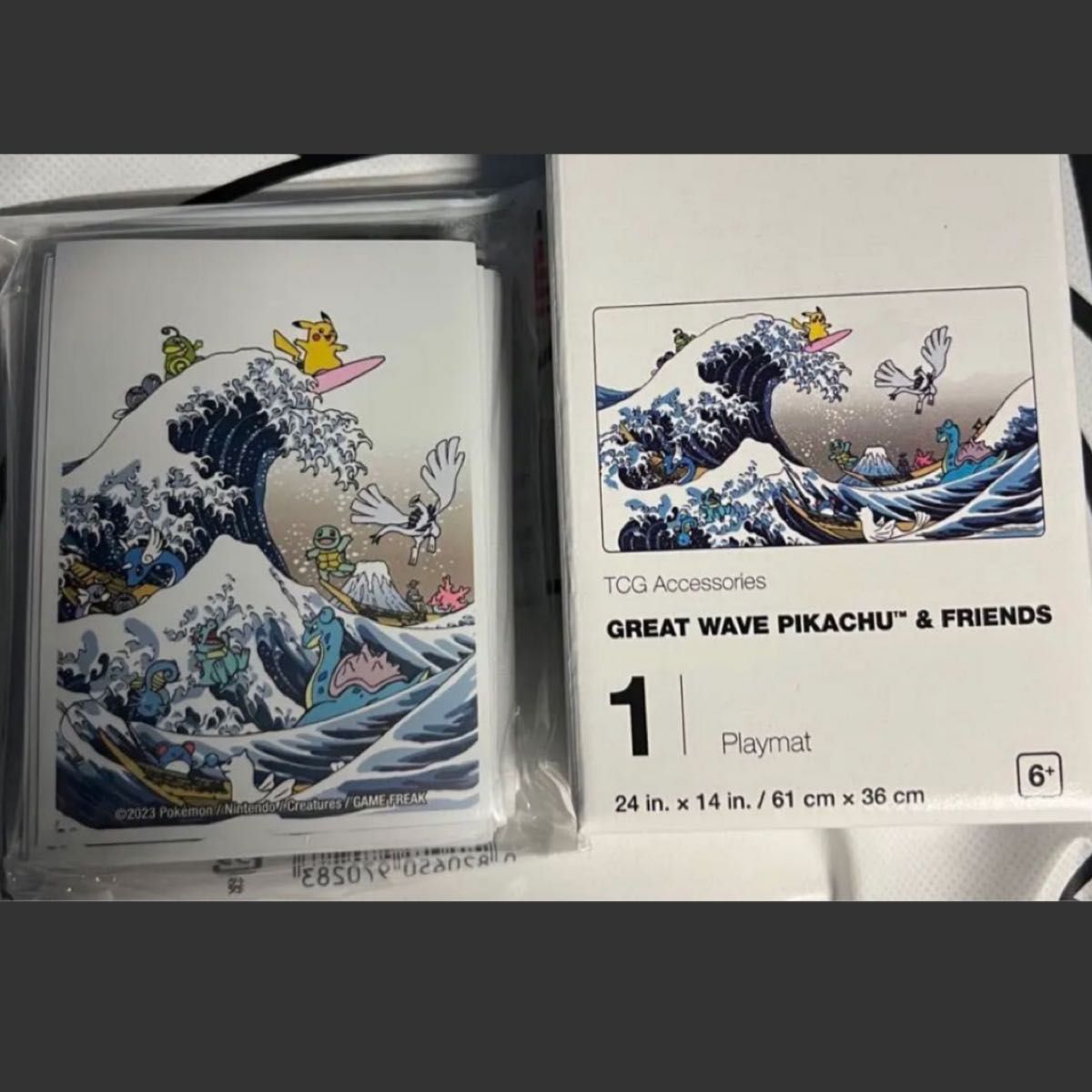 GREAT WAVE PIKACHU&FRIENDS プレイマット スリーブ