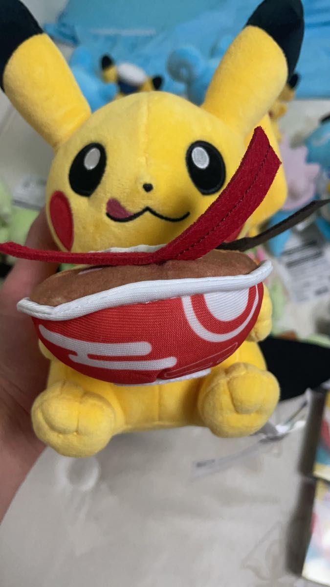 wcs2023限定 ポケモン wcsヨコハマ ピカチュウ ラーメン ぬいぐるみ