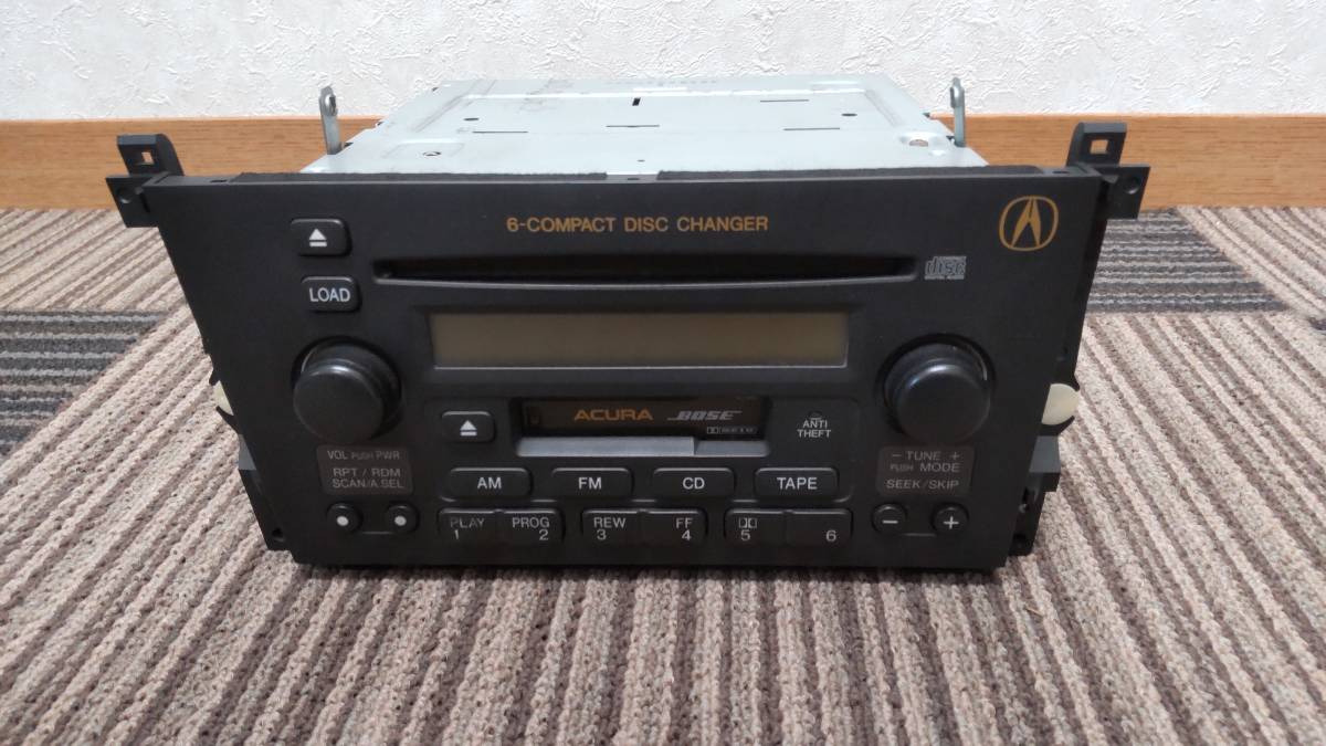 #194 アキュラ　39101-S0K-A220-M1　カーステレオ　pioneer　本体のみ　AM/FM　CD　テープ